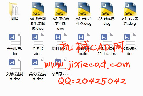 激光快速成型机光头支撑控制架设计【激光雕刻机光头控制架】【说明书+CAD】