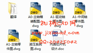 内圆切片机设计【说明书+CAD】