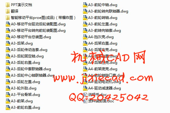 农业智能移动平台的机构设计【说明书+CAD+PROE】