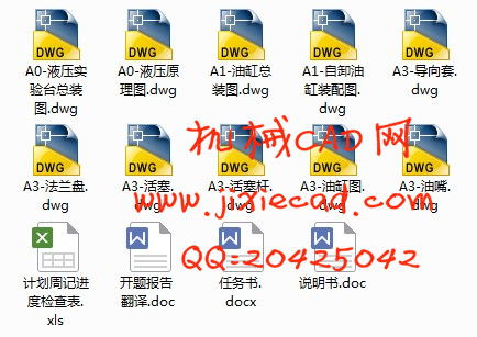锡柴汽车厂液压综合试验台设计【汽车车辆工程】【说明书+CAD】