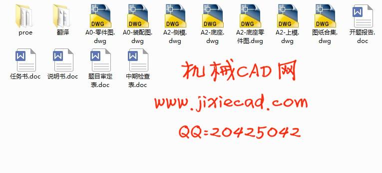 汽车轮毂的结构与挤压模具设计【说明书+CAD+PROE】