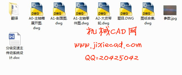 分级变速主传动系统的设计【Nmin=30/rmin Nmax=1180r/min Z=17 φ=1.26 P=3KW n