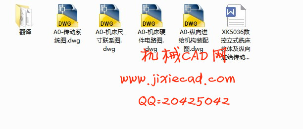 XK5036数控立式銑床总体及纵向进给传动机构设计【说明书+CAD】