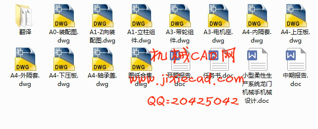 小型柔性生产系统龙门机械手机械设计【说明书+CAD】
