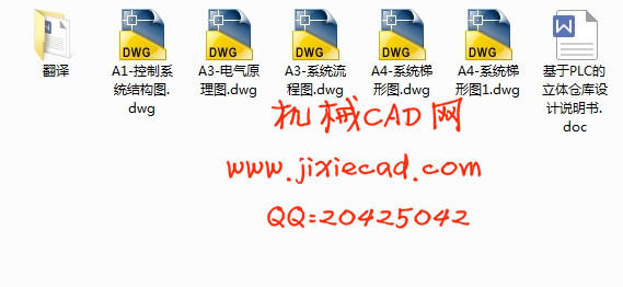 基于PLC的立体仓库的设计【说明书+CAD】