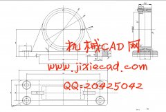 轴承座(二)铣底面夹具设计【CAD】